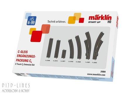 24904 Marklin C-rails uitbreiding set C4
