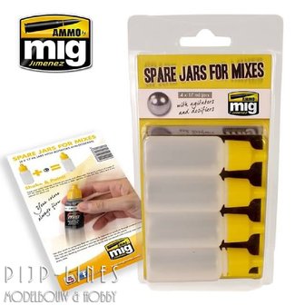 MIG 8004 Reserve verfflesjes met mix kogels