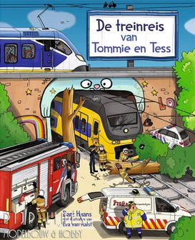 De treinreis van Tommie en Tess kinderboek