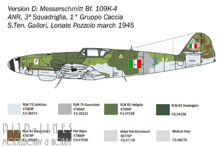 Italeri 2805 Bf 109 K-4 1:48