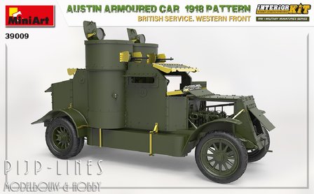 Miniart 39009 WW1 Austin Pantserwagen 1918 Pattern