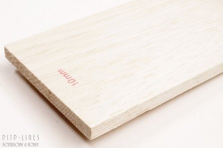 Balsa hout plank 10mm