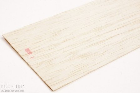 Balsa hout plank 1mm
