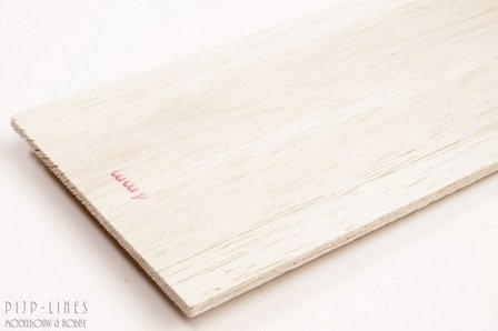 Balsa hout plank 4mm