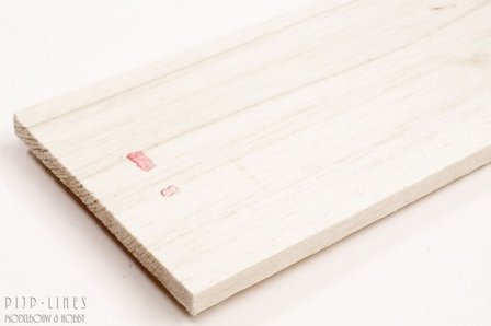 Balsa hout plank 8mm