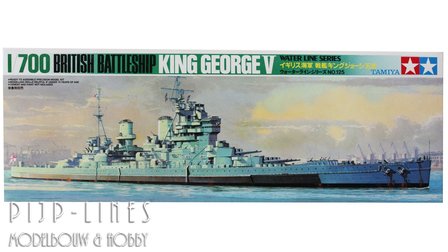 Tamiya 77525 British Navy Battleship King George V