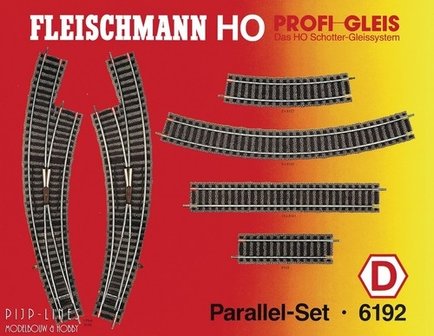 Fleischmann 6192 Parallel set D 1:87 H0 Profi