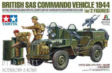 Tamiya 25423 British SAS Commando Voertuig 1944