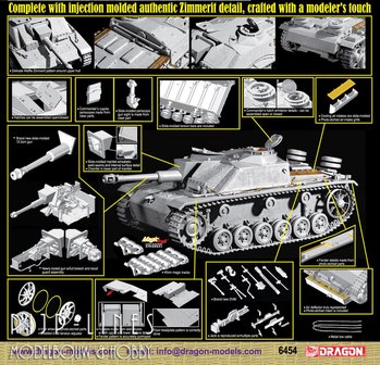 Dragon 6454 10.5cm STURMHAUBITZE 42 Ausf.G w/ZIMMERIT