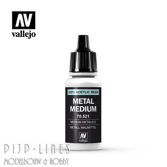 Vallejo 70521 Vallejo Medium Metal