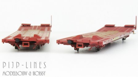 Dekas 873103 D-TWA platte wagens 347-5 Type Laads