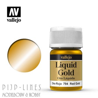 Vallejo 70794 Vallejo Liquid Gold "Rood Goud"