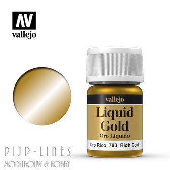 Vallejo 70793 Vallejo Liquid Gold "Rijk Goud"