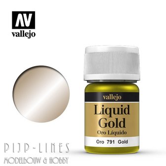 Vallejo 70791 Vallejo Liquid Gold "Goud"