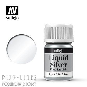 Vallejo 70790 Vallejo Liquid Gold Zilver