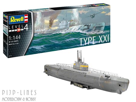 Revell 05177 Duitse onderzee&euml;r Type XXI