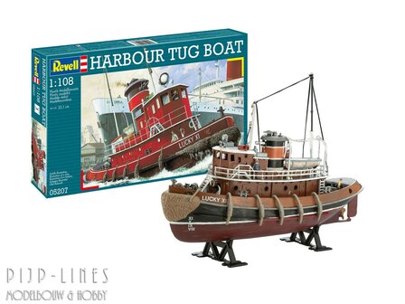 slogan Ruwe olie Proportioneel Revell 05207 Harbour Tug Boat 1:108 - Pijp-Lines Modelbouw & Hobby