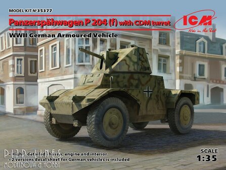 ICM 35377 Panzersp&auml;hwagen P 204 (f) met CDM turret