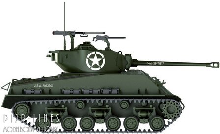Italeri 6529 M4A3E8 Sherman Fury