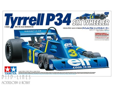 Tamiya 12036 Tyrrell P34 Six Wheeler 1976 Japan GP