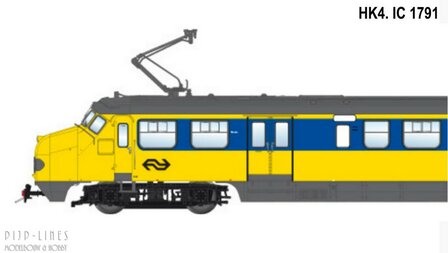 Artitec 21.406.01 NS Hondekop 4 Nr. 1791 Intercity HK4