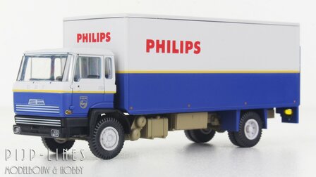 Artitec 487.051.14 DAF kantelcabine kofferopbouw Philips. Anno 1970