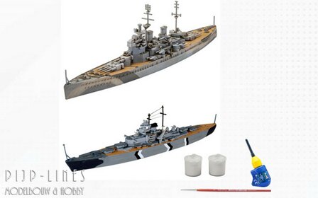 Revell 05668 Diorama Set Bismarck en HMS King George