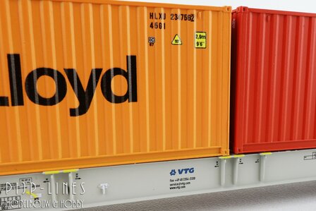 Igra-Model 96010071 VTG Containerdraagwagen Type Sggns-XL