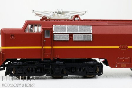 Piko 40466 NS Elektrische Locomotief 1200 bruin DC Analoog