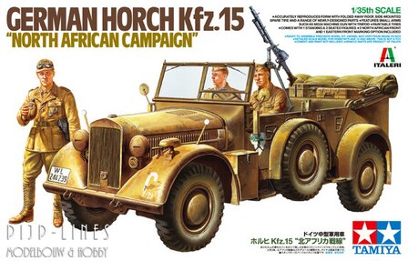 Tamiya 37015 WW2 German Horch Kfz.15 North African Campaign