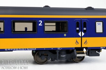 Exact-train EX11023 NS ICRm rijtuig Amsterdam Brussel Type Bpmbdez8 
