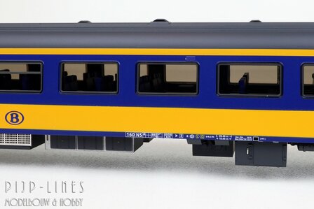 Exact-train EX11021 NS ICRm rijtuigen set  Amsterdam Brussel Type Bpmz10 Bpmbdz8