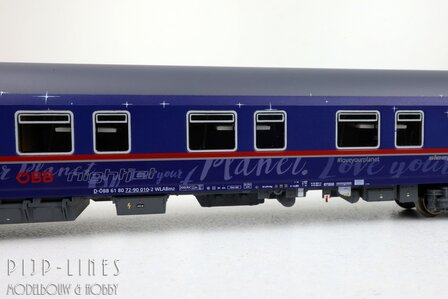 LSModels N97022 OBB Nightjet rijtuigen set 8-delig