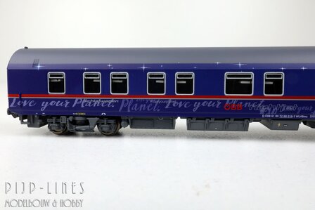 LSModels N97022 OBB Nightjet rijtuigen set 8-delig
