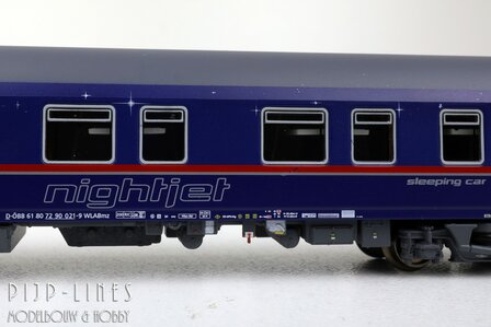LSModels N97022 OBB Nightjet rijtuigen set 8-delig