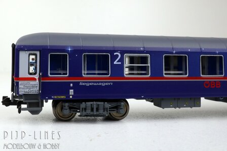 LSModels N97022 OBB Nightjet rijtuigen set 8-delig
