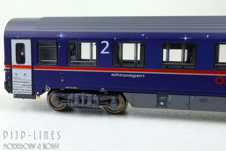 LSModels N97025 OBB Nightjet rijtuigen set 2-delig