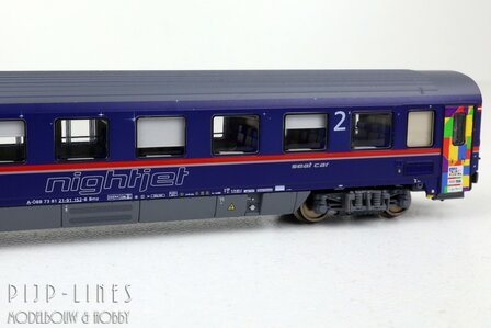 LSModels N97025 OBB Nightjet rijtuigen set 2-delig