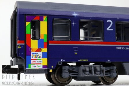 LSModels N97025 OBB Nightjet rijtuigen set 2-delig
