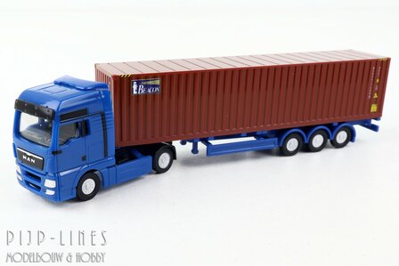 Herpa 066839 MAN TGX XXL vrachtwagen combinatie