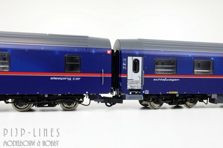 Roco 6200021 OBB/SBB Nightjet Slaaprijtuigen set Type WLABmz