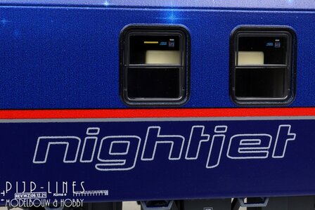Roco 6200021 OBB/SBB Nightjet Slaaprijtuigen set Type WLABmz