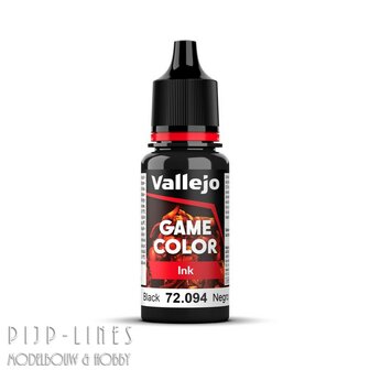 Vallejo 72094 Game Color Ink Zwart