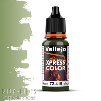 Vallejo 72419 Xpress Color Intense Plague Green