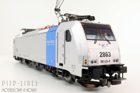 Piko 21669 NMBS Railpool Elektrische Locomotief E-186 2863 TRAXX DC Analoog