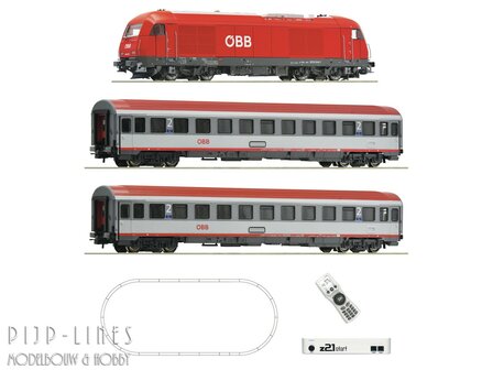 Roco 5110005 Digitale startset z21start OBB diesellocomotief met reizigerstrein