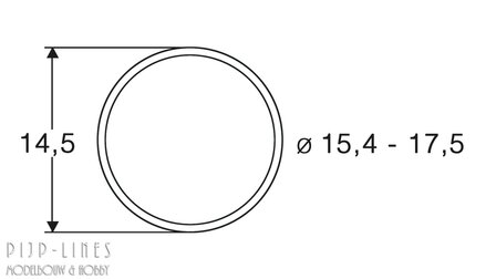 Roco 40076 Antislipband. Van 15,4 tot 17,5 mm AC