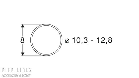 Roco 40069 Antislipband. Van 10,3 tot 12,4 mm DC