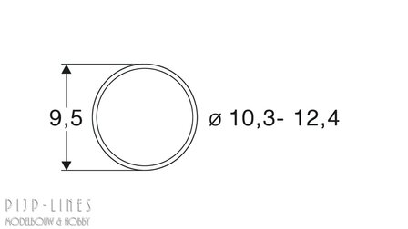 Roco 40074 Antislipband. Van 10,3 tot 12,4 mm AC