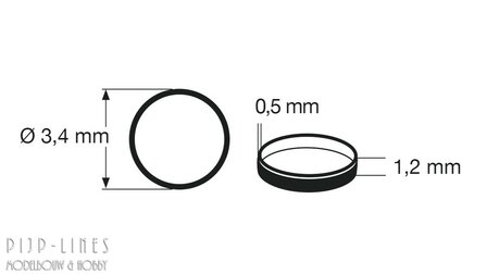 Fleischmann 948008 Antislipband voor de diesel treinstellen BR VT 642 (Desiro)